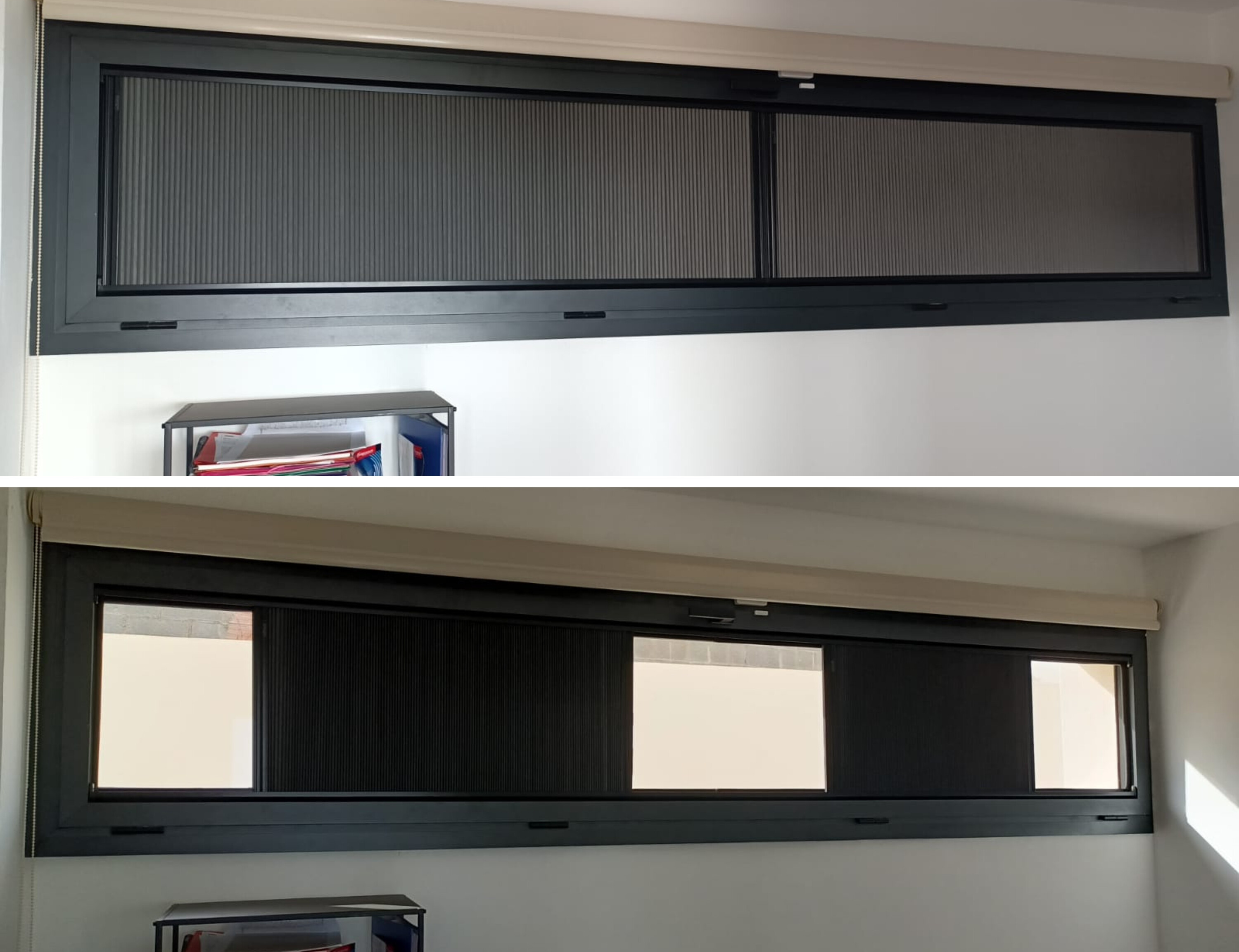 Estores Plissados Blackout P/ Embutir na Janela | Lateral